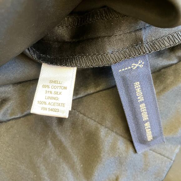 Banana Republic Y2K Sexy Little Black Dress Babydoll Bodice Silk Blend Fitted - Picture 16 of 16